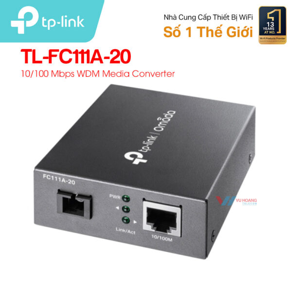 10/100 Mbps WDM Media Converter TP-LINK TL-FC111A-20