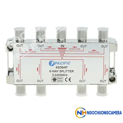 Bộ chia truyền hình cáp PACIFIC 1 ra 8