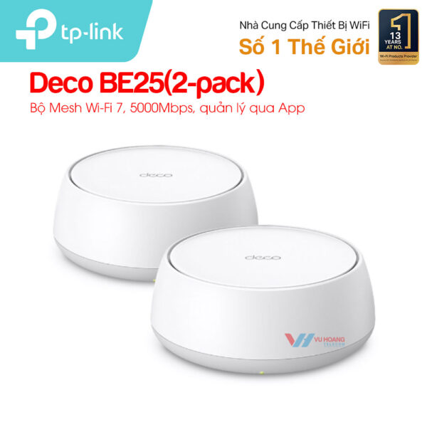 Bộ Mesh Wi-Fi 7 TP-LINK Deco BE25(2-pack)