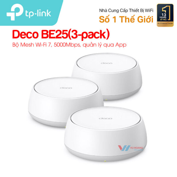 Bộ Mesh Wi-Fi 7 TP-LINK Deco BE25(3-pack)