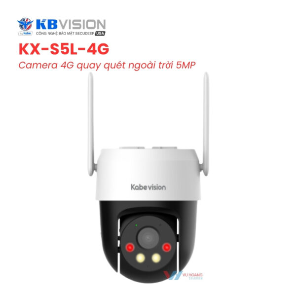 Camera 4G quay quét ngoài trời 5MP KBVISION KX-S5L-4G