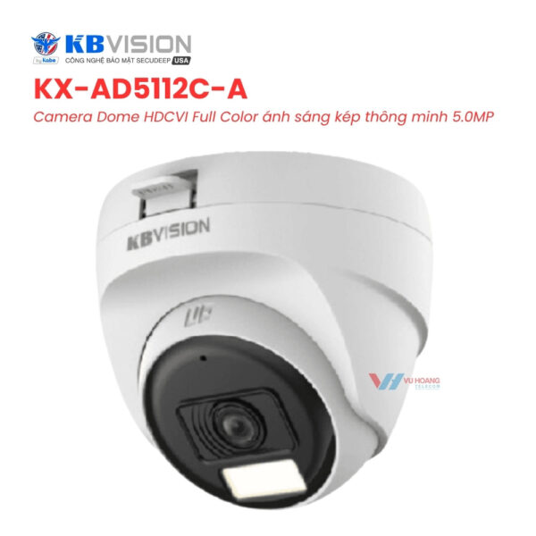 Camera Dome HDCVI Full Color 5MP KBVISION KX-AD5112C-A