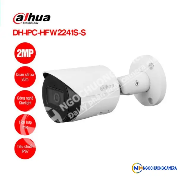 Camera IP 2MP DAHUA DH-IPC-HFW2241S-S