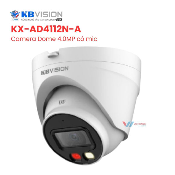 Camera IP Dome 4MP KBVISION KX-AD4112N-A