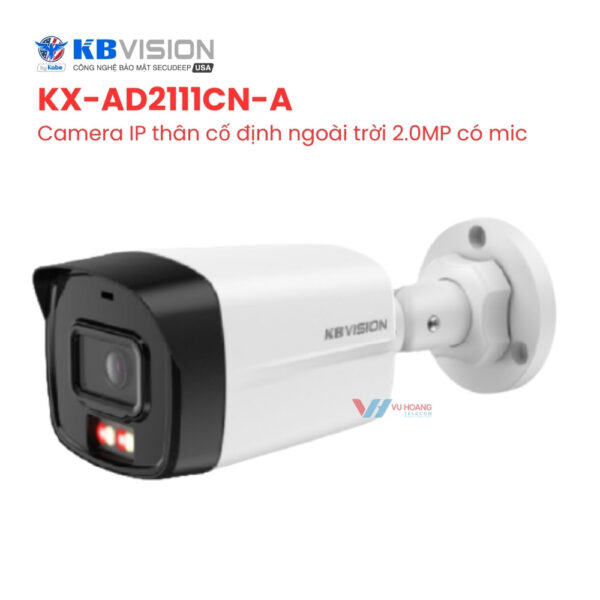 Camera IP thân 2MP KBVISION KX-AD2111CN-A