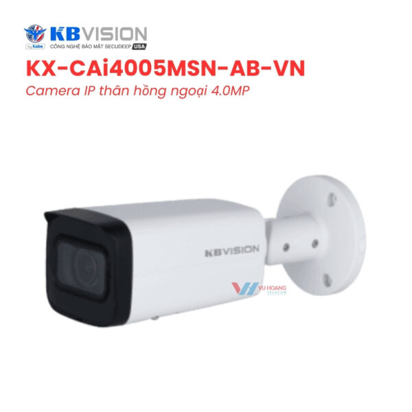 Camera IP thân 4MP KBVISION KX-CAi4005MSN-AB-VN