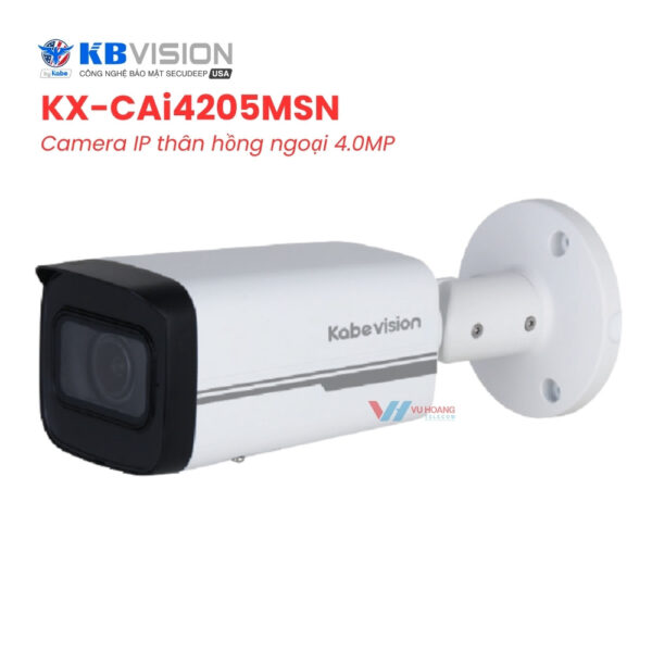 Camera IP thân 4MP KBVISION KX-CAi4205MSN