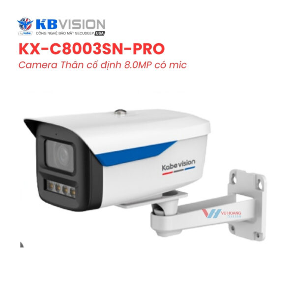 Camera IP thân 8MP KBVISION KX-C8003SN-PRO