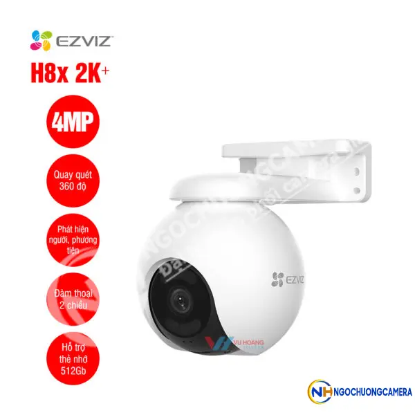 Camera Wi-Fi quay quét Ezviz H8x 2K+