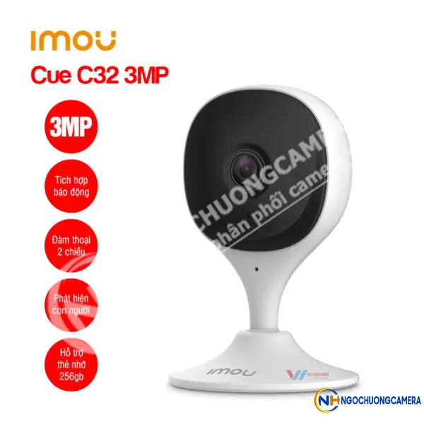 Camera Wifi trong nhà IMOU Cue C32 3MP (IPC-C32SP/ IPC-C32EP)