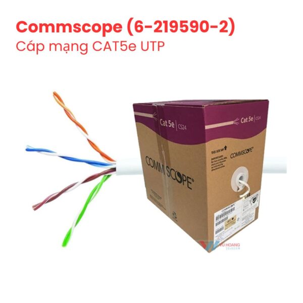Cáp mạng AMP Commscope CAT5e UTP (6-219590-2)
