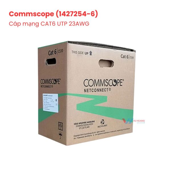 Cáp mạng AMP Commscope CAT6 UTP 23AWG (1427254-6)