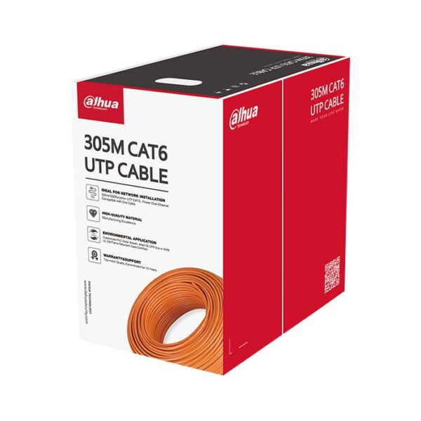 Cáp mạng UTP CAT.6 lõi hợp kim 305m DAHUA DH-PFM922I-6UN-C