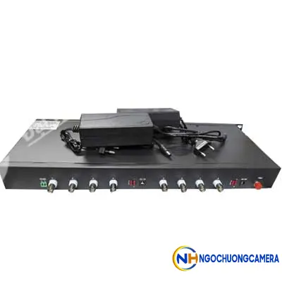 Converter Quang HDtec 8 Port BNC Video