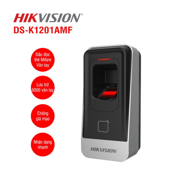 Đầu đọc thẻ Mifare, Vân tay HIKVISION DS-K1201AMF