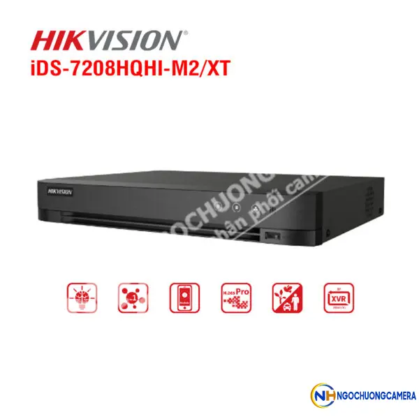 Đầu ghi 8 kênh Turbo ACUSENSE Hikvision iDS-7208HQHI-M2/XT