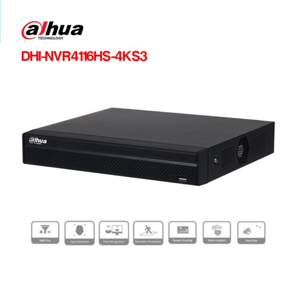 Đầu ghi hình IP 16 kênh DAHUA DHI-NVR4116HS-4KS3