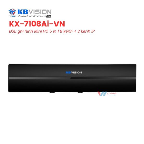 Đầu ghi hình Mini HD 5 in 1 8 kênh KBVISION KX-7108Ai-VN