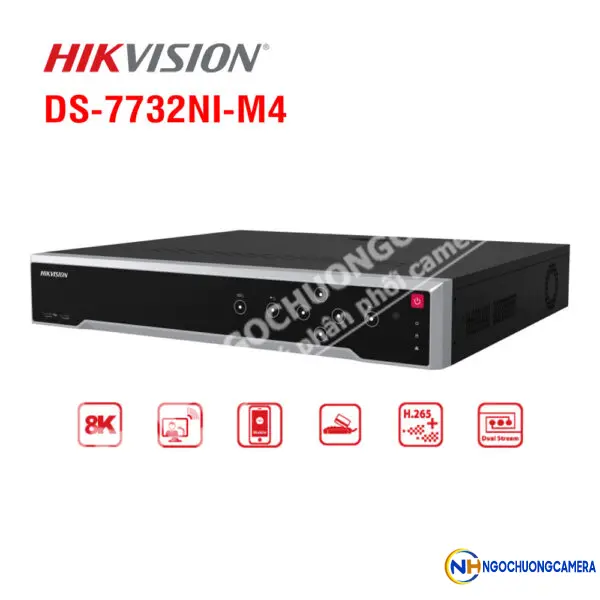 Đầu ghi IP 32 kênh HIKVISION DS-7732NI-M4