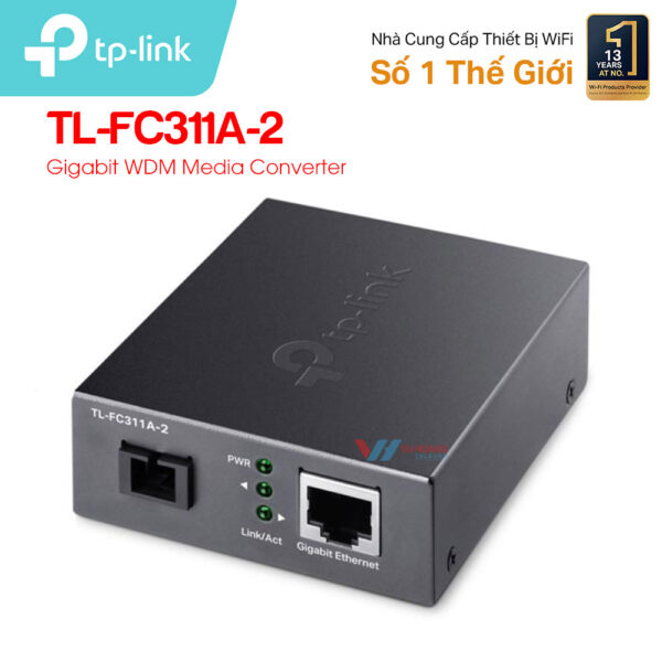 Gigabit WDM Media Converter TP-LINK TL-FC311A-2