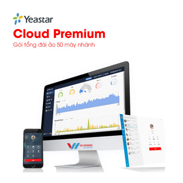 Gói tổng đài ảo Yeastar Cloud Premium 50 máy nhánh