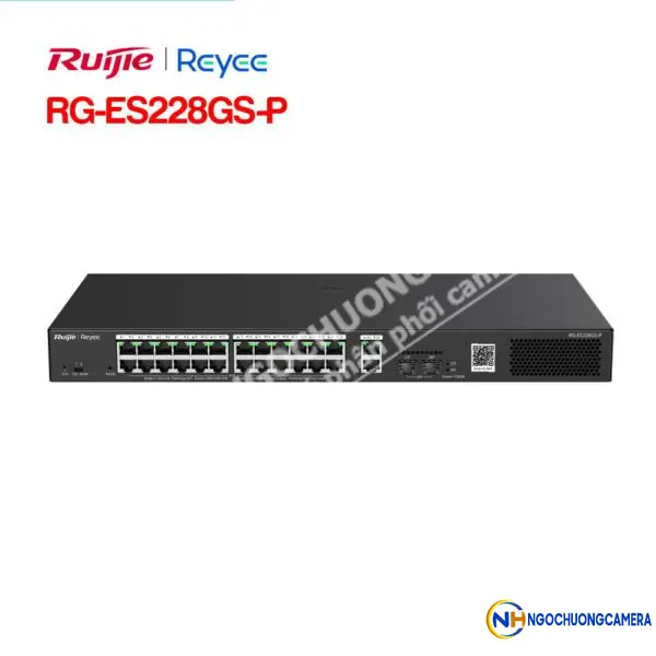 Layer 2 Smart Managed PoE Switch 28 Cổng RUIJIE REEYE RG-ES228GS-P