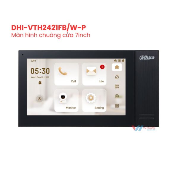 Màn hình chuông cửa 7inch DAHUA DHI-VTH2421FB/W-P