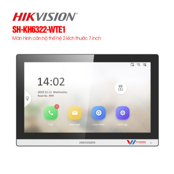 Màn hình chuông cửa IP Hikvision SH-KH6352-WTE1