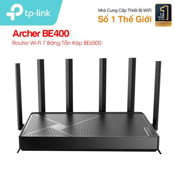 Router Wi-Fi 7 băng tần kép TP-LINK Archer BE400