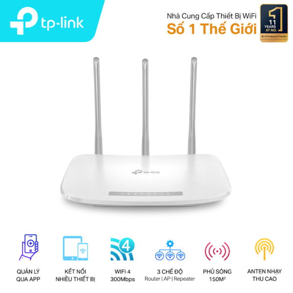 Router Wi-Fi chuẩn N 300Mbps TP-LINK TL-WR845N