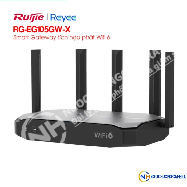 Smart Gateway tích hợp phát Wifi 6 RUIJIE REYEE RG-EG105GW-X