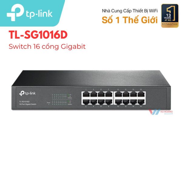 Switch 16 cổng Gigabit TP-LINK TL-SG1016D