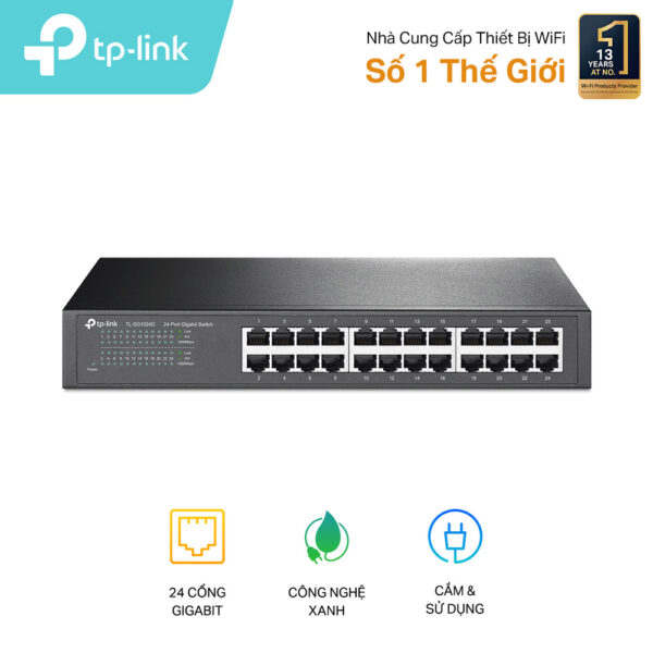 Switch 24 cổng Gigabit TP-LINK TL-SG1024D