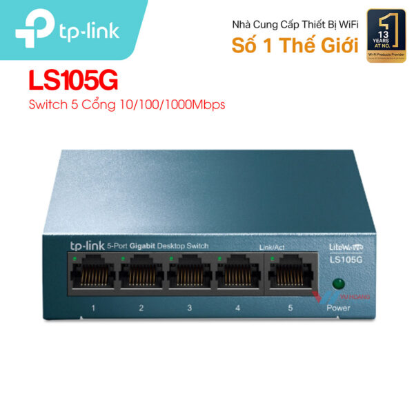Switch 5 Cổng 10/100/1000Mbps TP-LINK LS105G