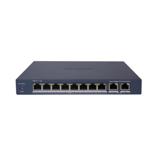 Switch mạng thông minh 8 cổng PoE Gigabit HIKVISION DS-3E1510P-EI/M