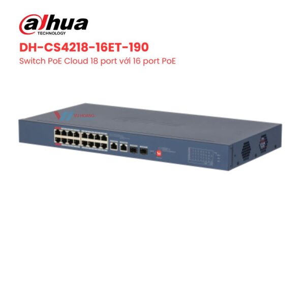 Switch PoE Cloud DAHUA DH-CS4218-16ET-190