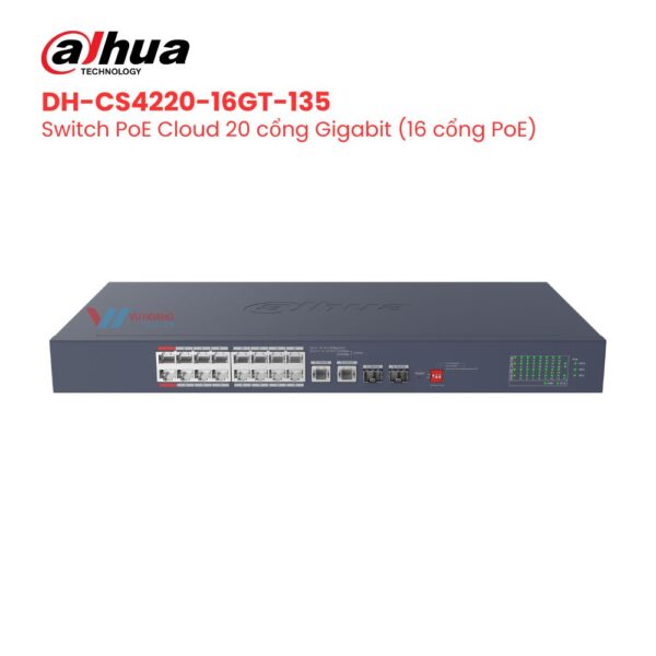 Switch PoE Cloud DAHUA DH-CS4220-16GT-135