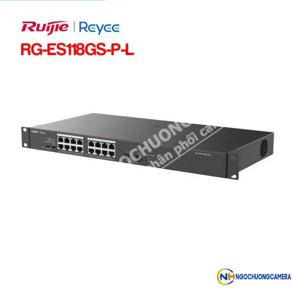Unmanaged switch 16 cổng PoE RUIJIE REEYE RG-ES118GS-P-L