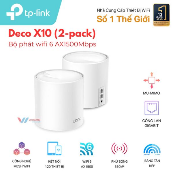Wi-Fi Mesh TP-Link Deco X10 (2-pack)